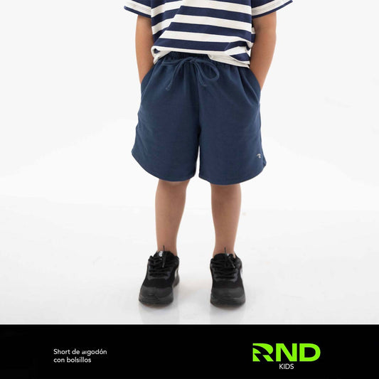 Short de Moletón con Bolsillos - Niño - Talle 14