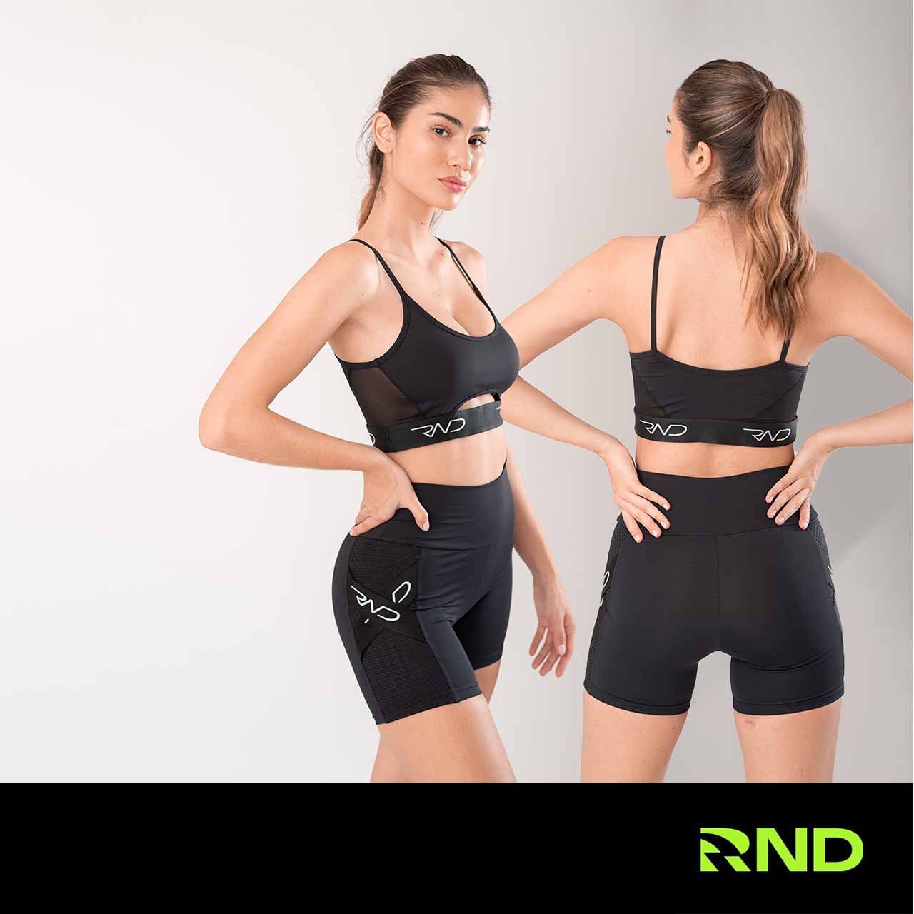 Top de supplex combinado con transparencia y elástico RND - Talle G