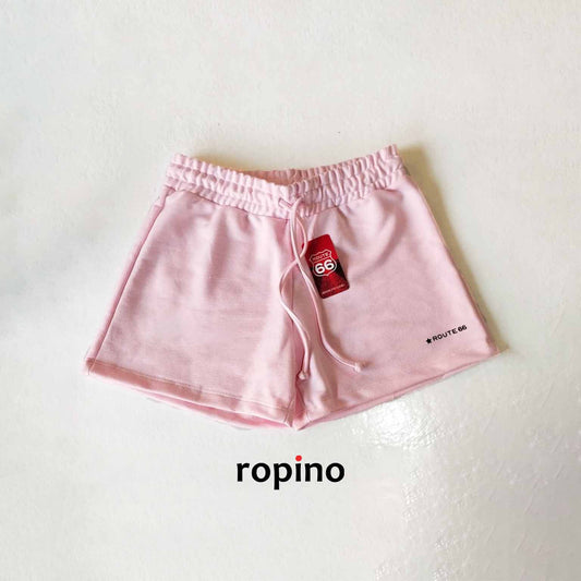 Short de Moletón con bolsillos traseros. Rosa y Verde Esmeralda Talle P & M